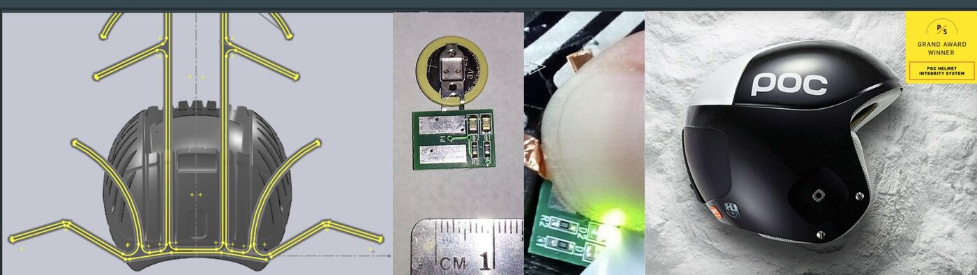 Helmet sensor for Giro and POC