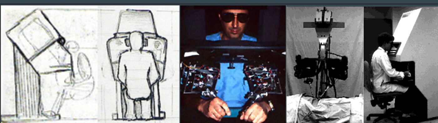 Telepresence surgical robot arm, precursor to da Vinci